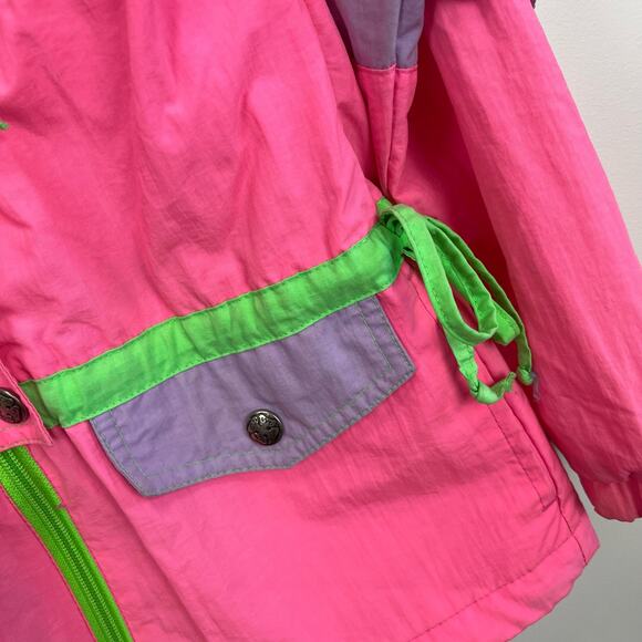 Vintage OshKosh B/gosh Girls Windbreaker Jacket 6 - Picture 6 of 15